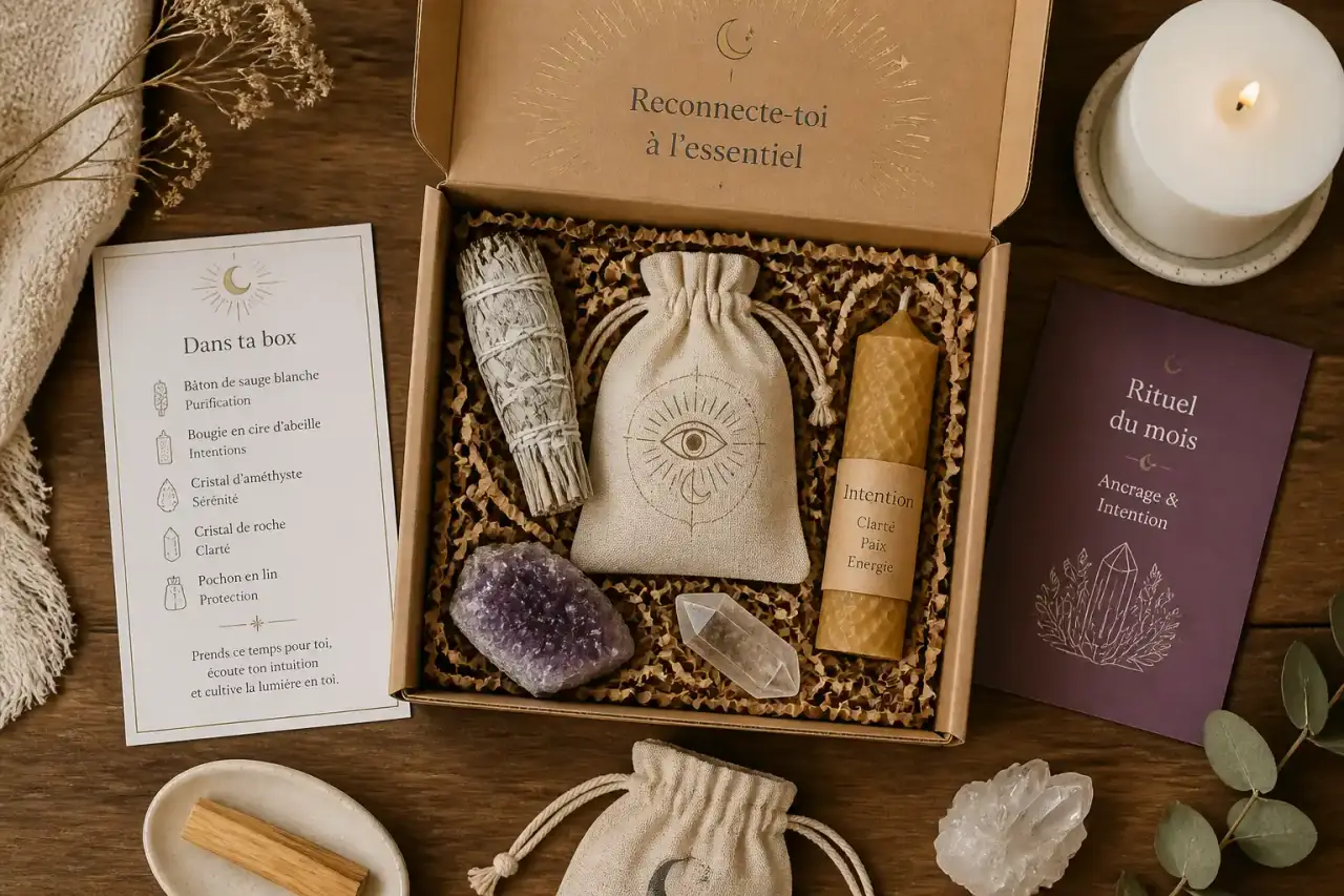 Box spirituelle : de 25 € à 49 € par mois pour 4 à 6 objets rituels