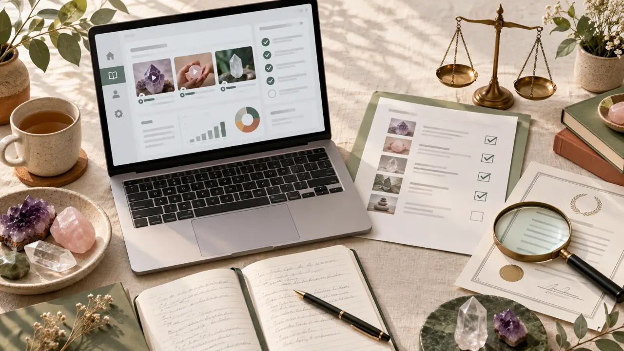 Le certificat ne suffit pas : les critères d’une formation lithothérapie en ligne sérieuse