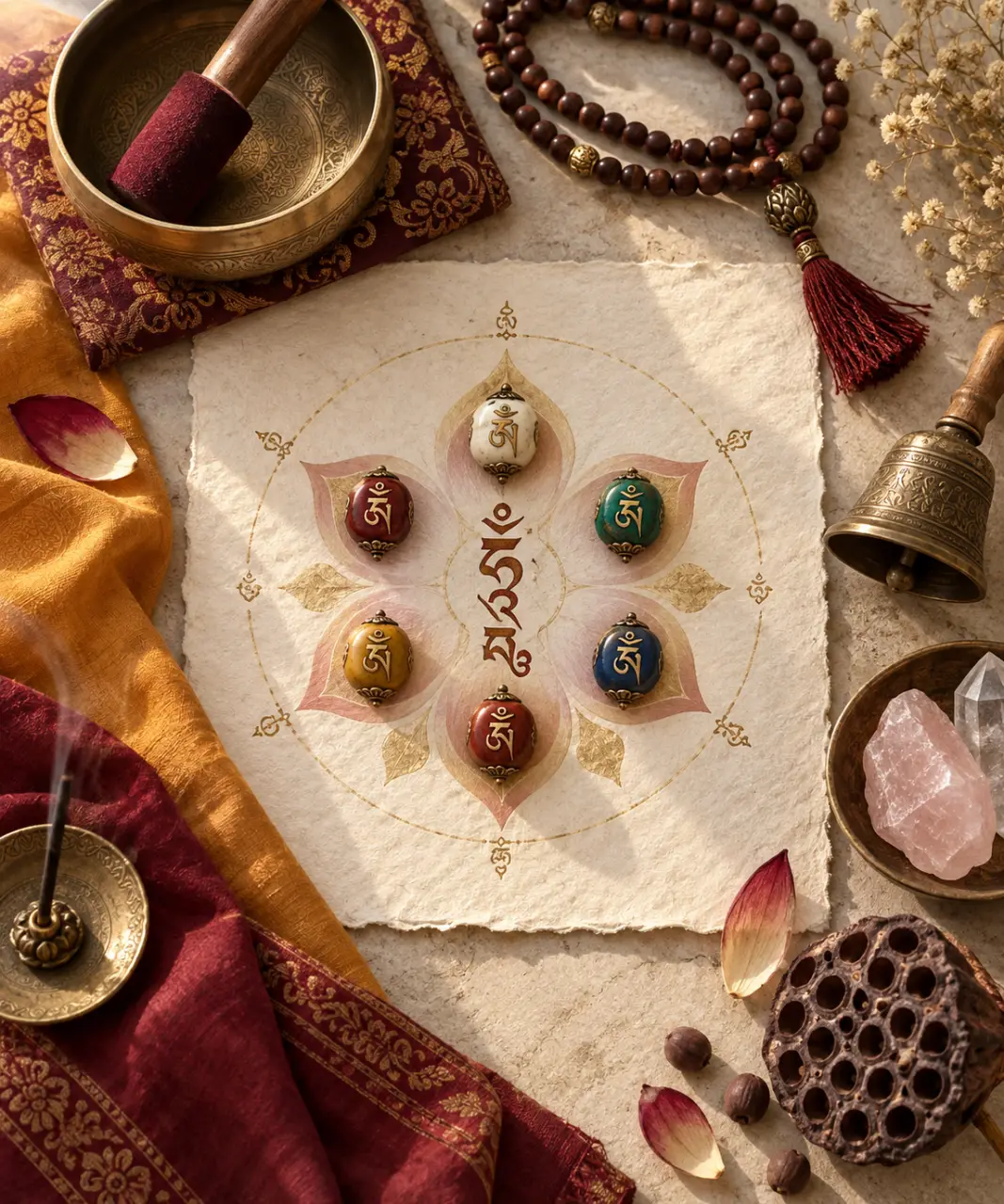 Om Mani Padme Hum : six syllabes pour unir compassion et sagesse